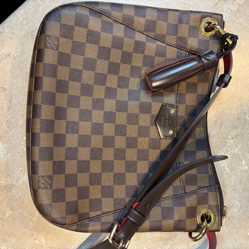 Louis Vuitton Brown Checkered Shoulder Bag/Purse - Picture 3 of 14